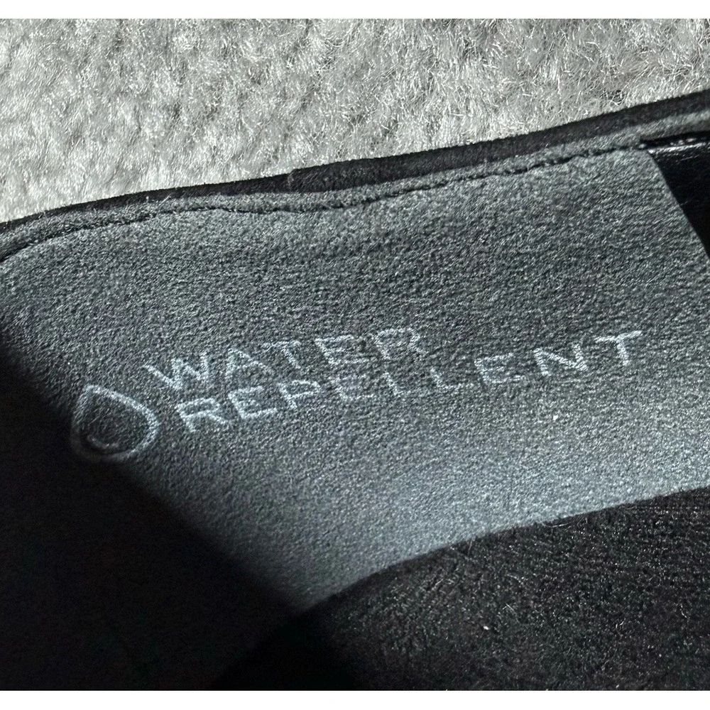 Vionic Willa Wedge‎ Shoes Women's 11 Black Slip On Suede Water Repellent